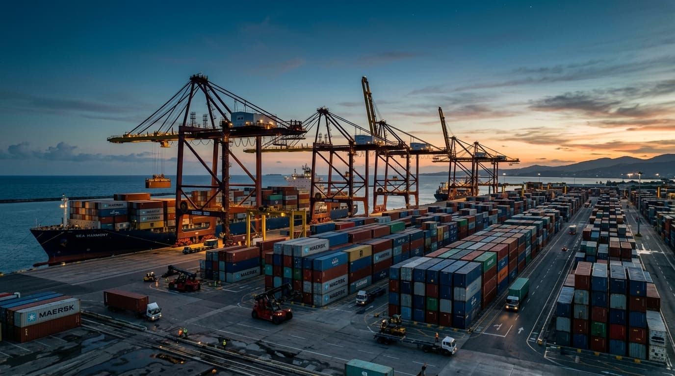 Operaciones de comercio exterior y logística de contenedores en República Dominicana